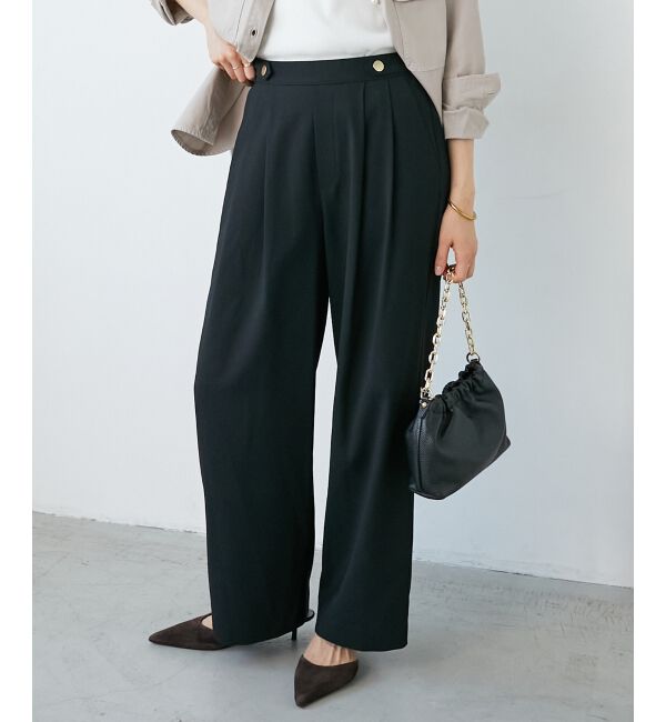  「ウエストデザイン2タックパンツ」|その他|