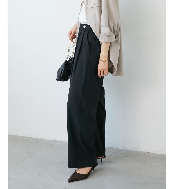  「ウエストデザイン2タックパンツ」|その他|