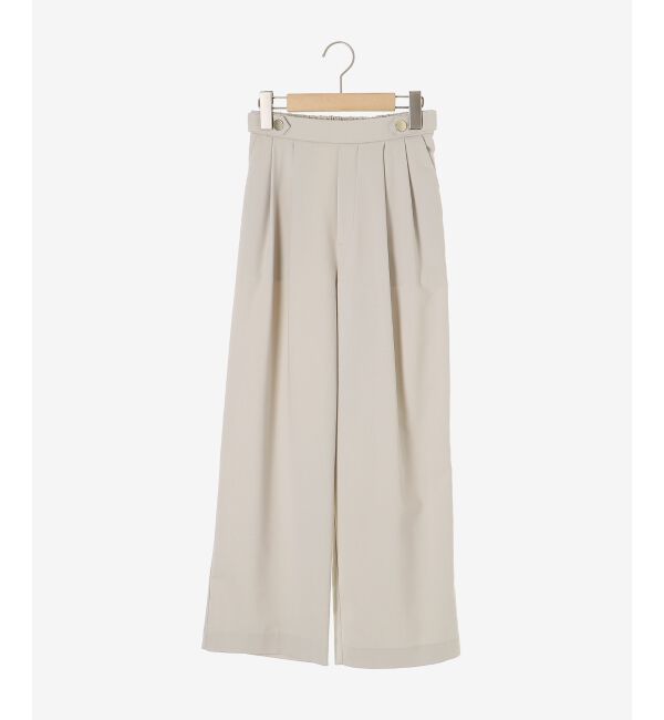  「ウエストデザイン2タックパンツ」|その他|