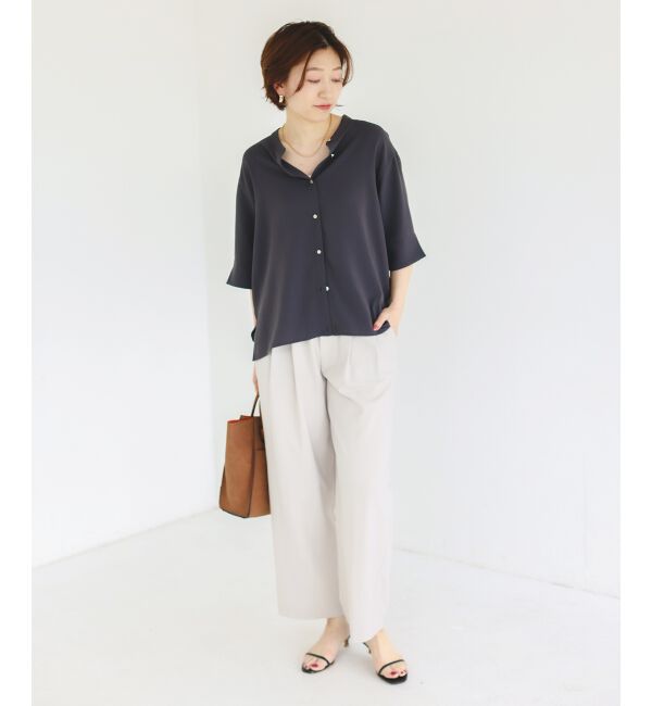  「ウエストデザイン2タックパンツ」|その他|