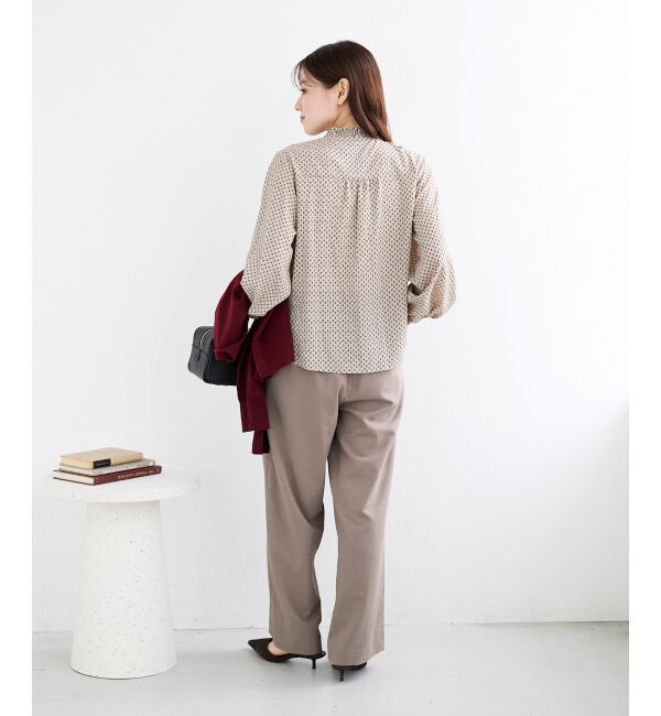  「ウエストデザイン2タックパンツ」|その他|