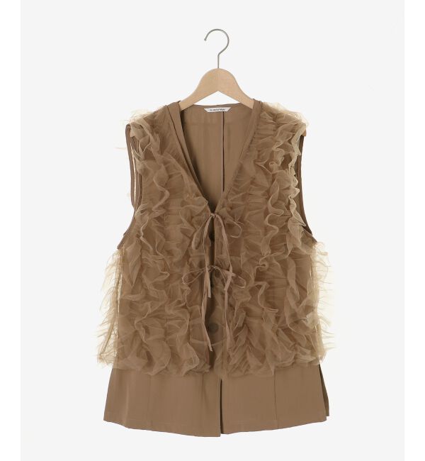  「《WEB限定アイテム》チュールレイヤードセットジレ」|その他|