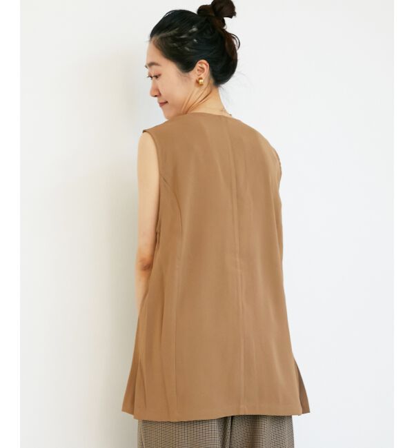  「《WEB限定アイテム》チュールレイヤードセットジレ」|その他|