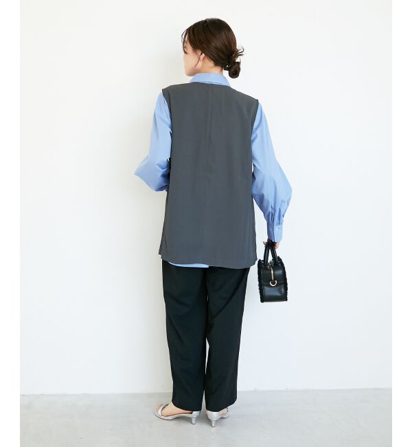  「《WEB限定アイテム》チュールレイヤードセットジレ」|その他|