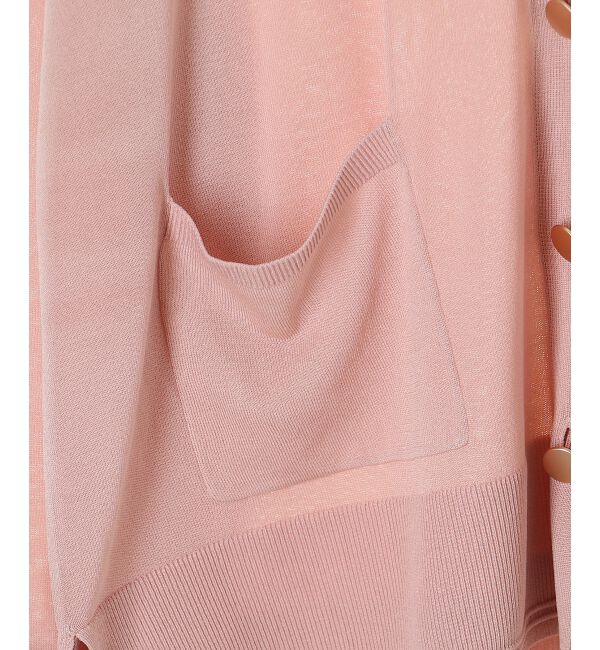  「《手洗い可能》ハイゲージワイドVネックカーディガン」|カーディガン|