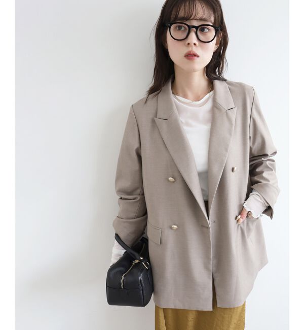  「ダブルブレストジャケット」|その他|カフェオレ