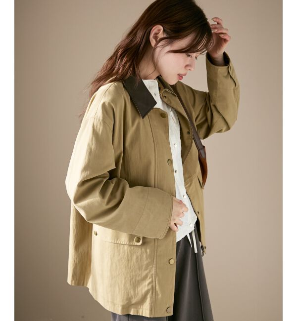  「異素材カラーワークジャケット」|その他|