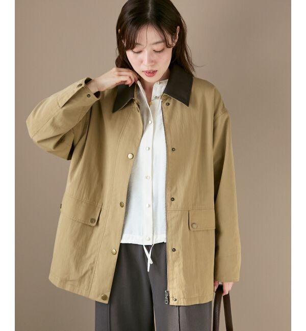  「異素材カラーワークジャケット」|その他|