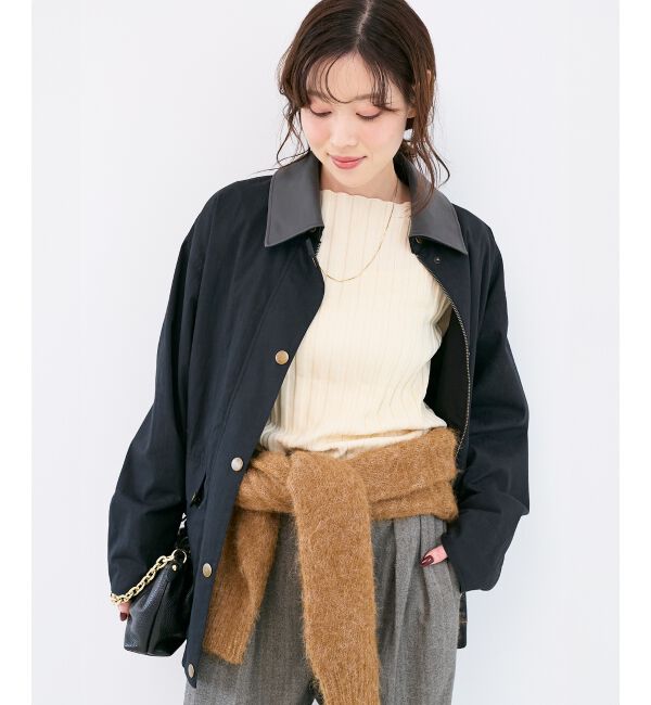 「異素材カラーワークジャケット」|その他|