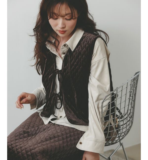  「TORRAZZO DONNAキルトベロアジャケット」|その他|