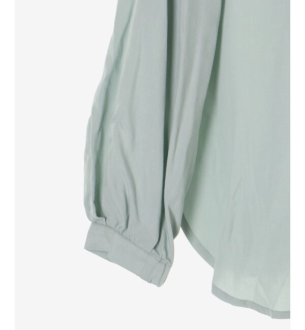  「フロントフリルレギュラーカラーブラウス」|シャツ・ブラウス|