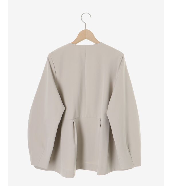  「ツインクロスノーカラーペプラムジャケット」|その他|