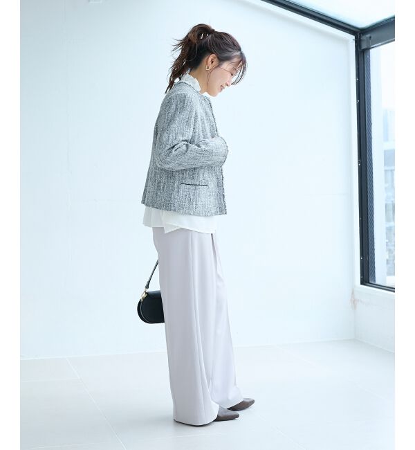  「ツイードフリンジノーカラージャケット」|その他|