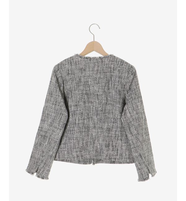  「ツイードフリンジノーカラージャケット」|その他|