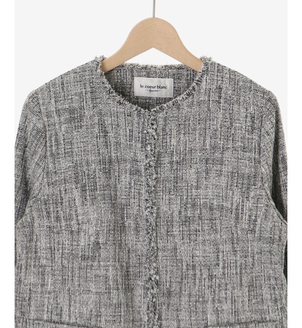  「ツイードフリンジノーカラージャケット」|その他|