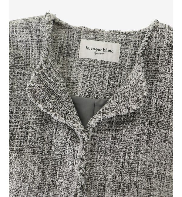  「ツイードフリンジノーカラージャケット」|その他|