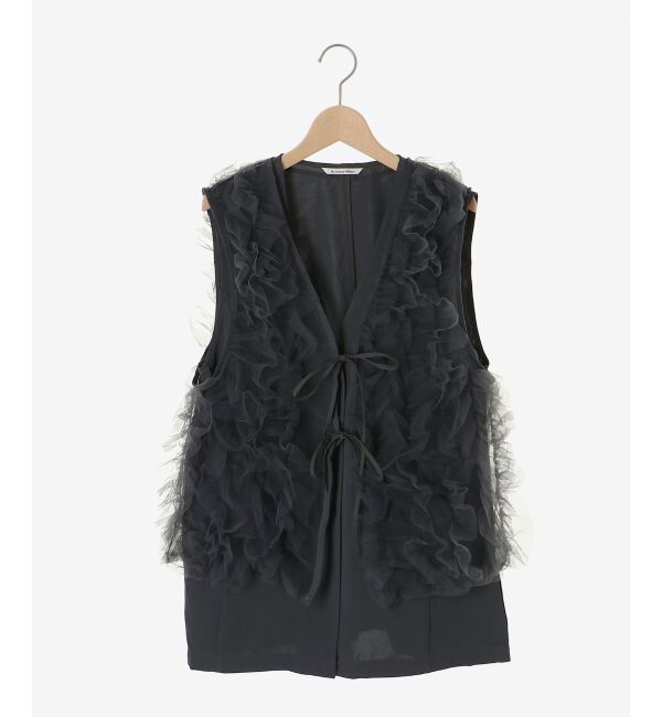  「《WEB限定アイテム》チュールレイヤードセットジレ」|その他|