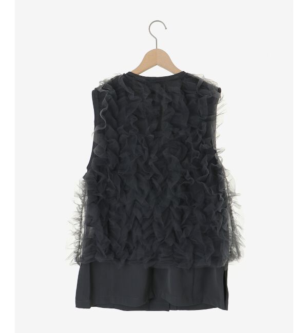  「《WEB限定アイテム》チュールレイヤードセットジレ」|その他|