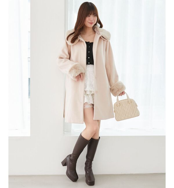  「7wayファー&times;ビジューコート」|その他|