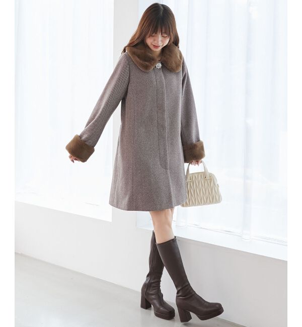  「7wayファー&times;ビジューコート」|その他|