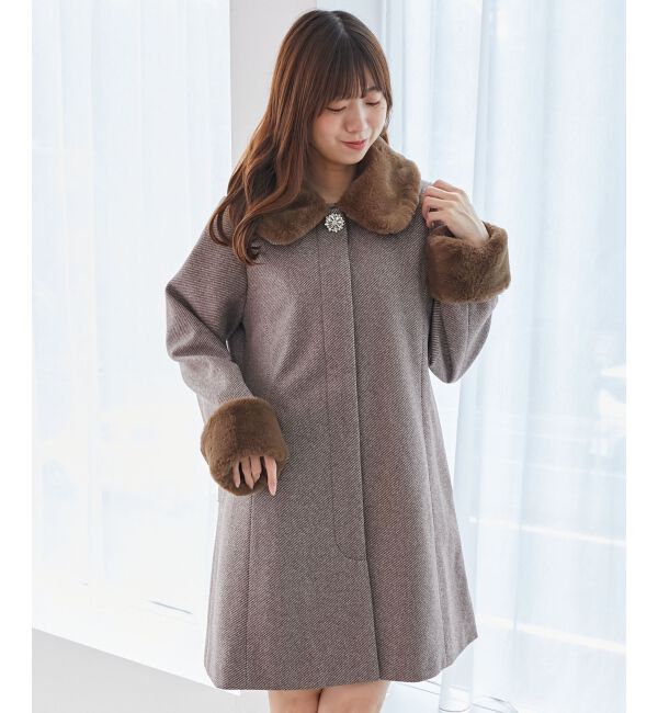  「7wayファー&times;ビジューコート」|その他|