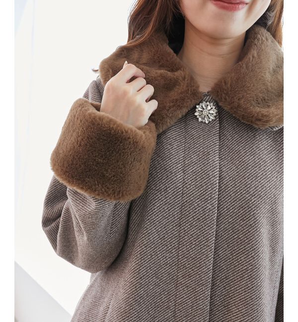  「7wayファー&times;ビジューコート」|その他|