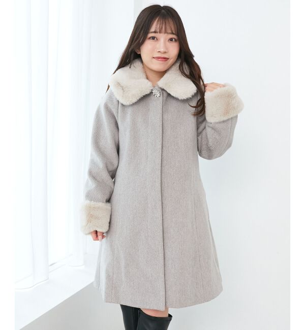  「7wayファー&times;ビジューコート」|その他|