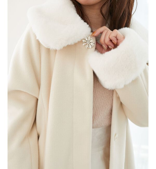  「7wayファー&times;ビジューコート」|その他|