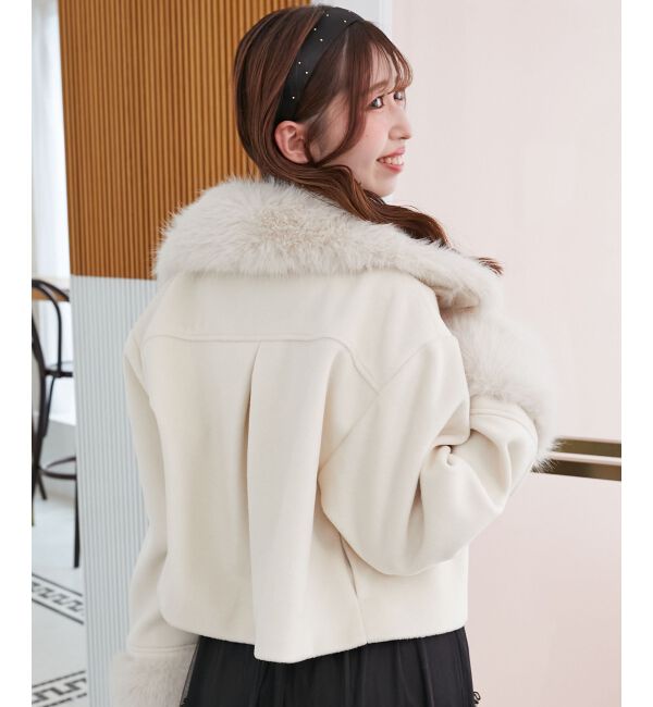  「&infin;マルチwayフェイクファー付ショートコート」|その他|