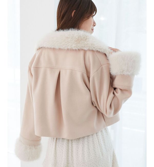  「&infin;マルチwayフェイクファー付ショートコート」|その他|