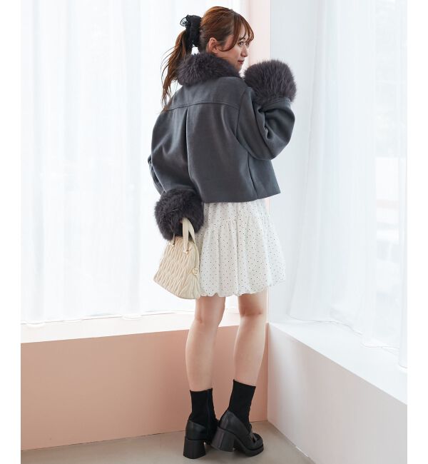  「&infin;マルチwayフェイクファー付ショートコート」|その他|