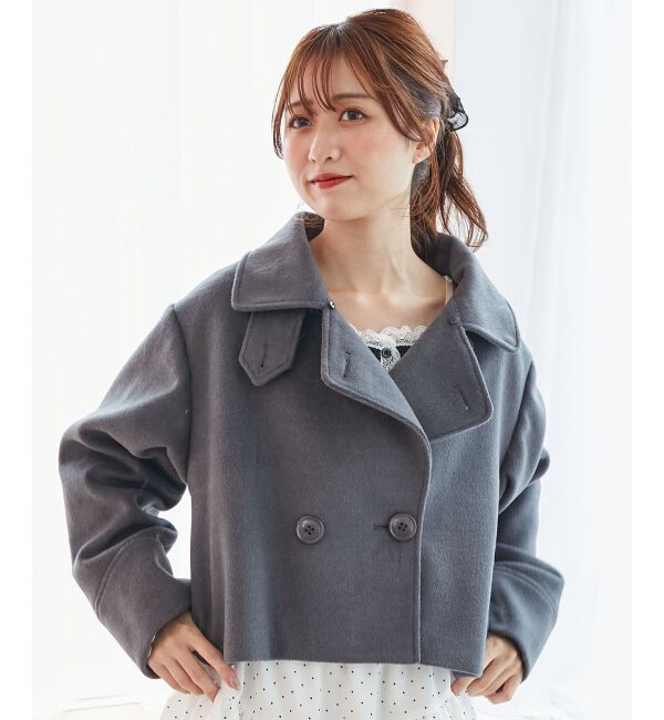  「&infin;マルチwayフェイクファー付ショートコート」|その他|