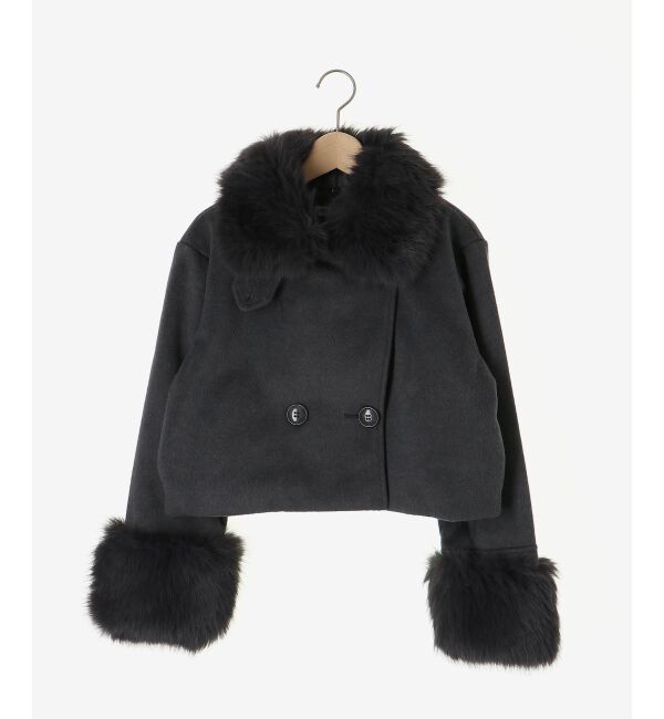  「&infin;マルチwayフェイクファー付ショートコート」|その他|