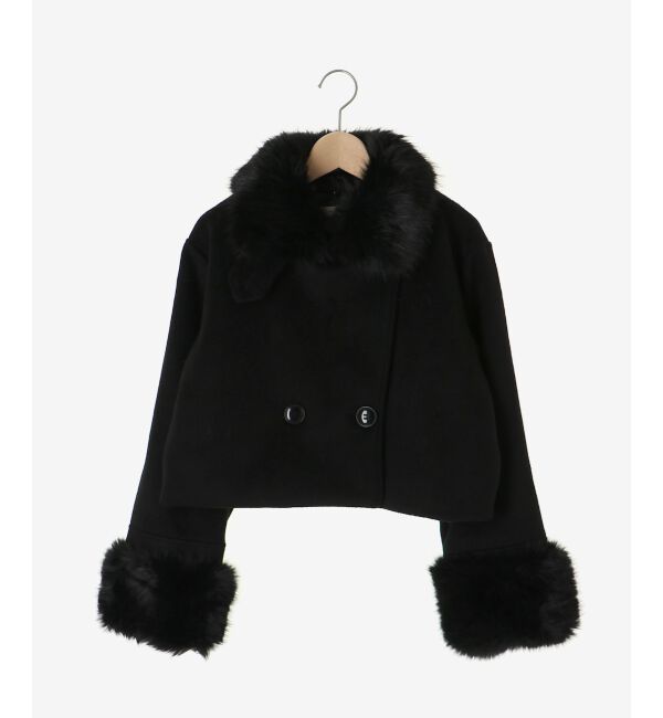  「&infin;マルチwayフェイクファー付ショートコート」|その他|