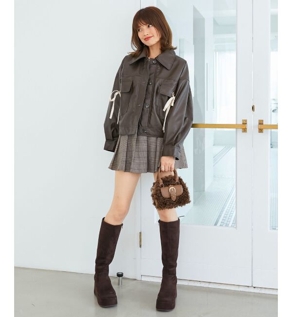  「2wayリボンステンカラーブルゾン」|その他|