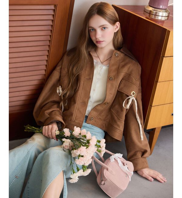  「2wayリボンステンカラーブルゾン」|その他|