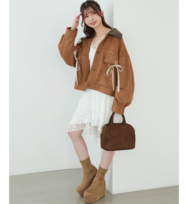  「2wayリボンステンカラーブルゾン」|その他|