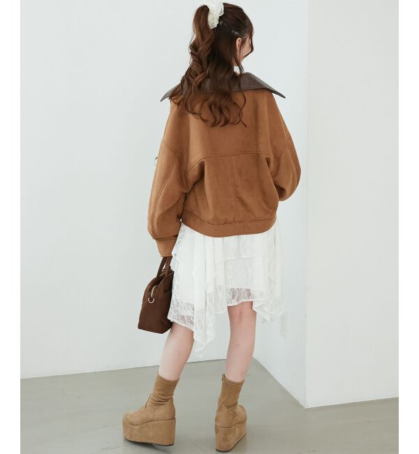  「2wayリボンステンカラーブルゾン」|その他|