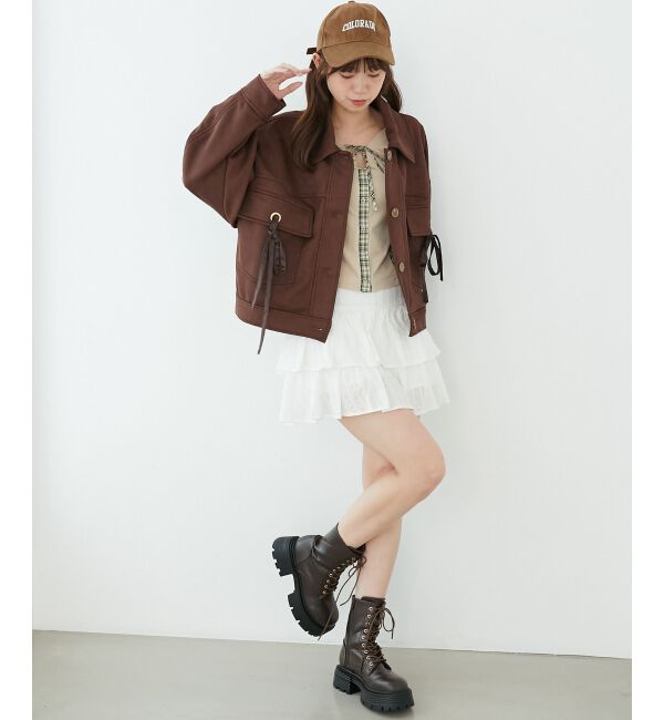  「2wayリボンステンカラーブルゾン」|その他|