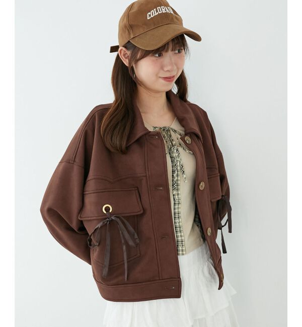  「2wayリボンステンカラーブルゾン」|その他|