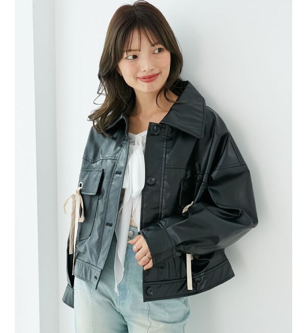  「2wayリボンステンカラーブルゾン」|その他|