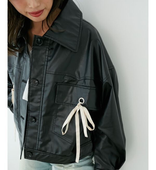  「2wayリボンステンカラーブルゾン」|その他|