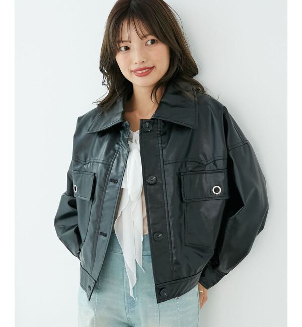  「2wayリボンステンカラーブルゾン」|その他|