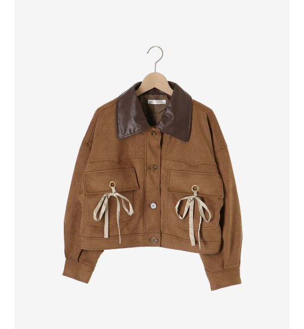  「2wayリボンステンカラーブルゾン」|その他|