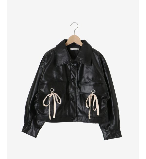  「2wayリボンステンカラーブルゾン」|その他|