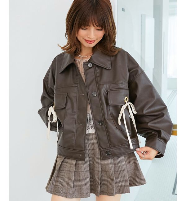  「2wayリボンステンカラーブルゾン」|その他|