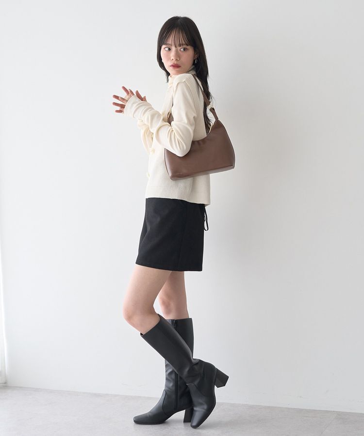 earth music&ecology「フラワーモチーフニットベスト」|ベスト・ジレ|