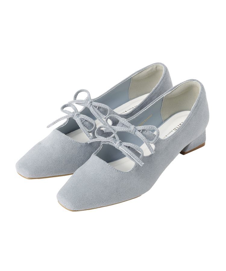 earth music&ecology「Wリボンパンプス」|パンプス|