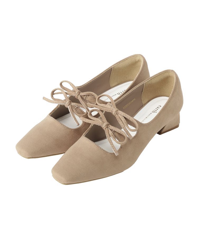 earth music&ecology「Wリボンパンプス」|パンプス|