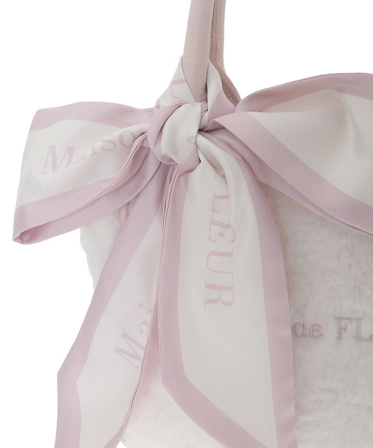 Maison de FLEUR「スカーフ付きボア2WaySトートバッグ」|トートバッグ|